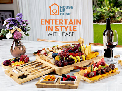 Premium Bamboo Charcuterie Board That Makes Hosting Effortless