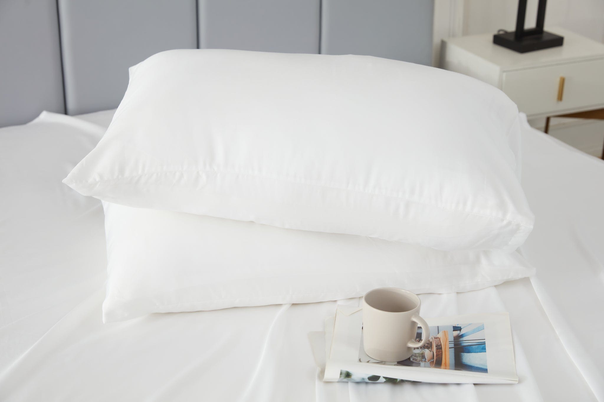 Bamboo Pillow Case Set – Soft, Breathable, Cooling & Hypoallergenic for Better Sleep