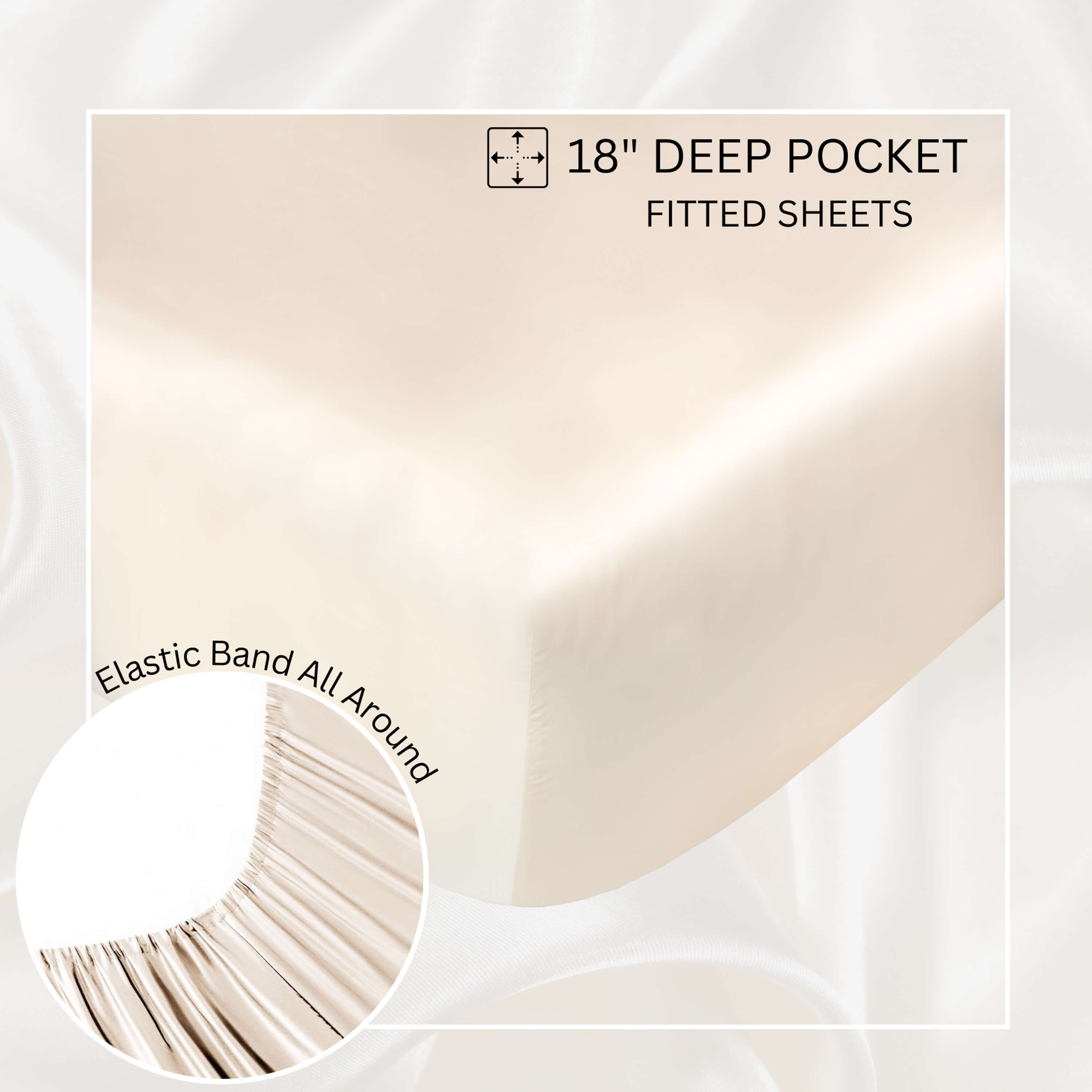Luxury Bamboo Sheets Set – Soft, Breathable, Cooling & Hypoallergenic for Better Sleep