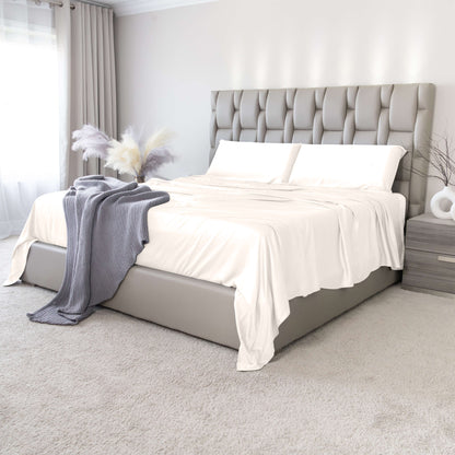 Luxury Bamboo Sheets Set – Soft, Breathable, Cooling & Hypoallergenic for Better Sleep