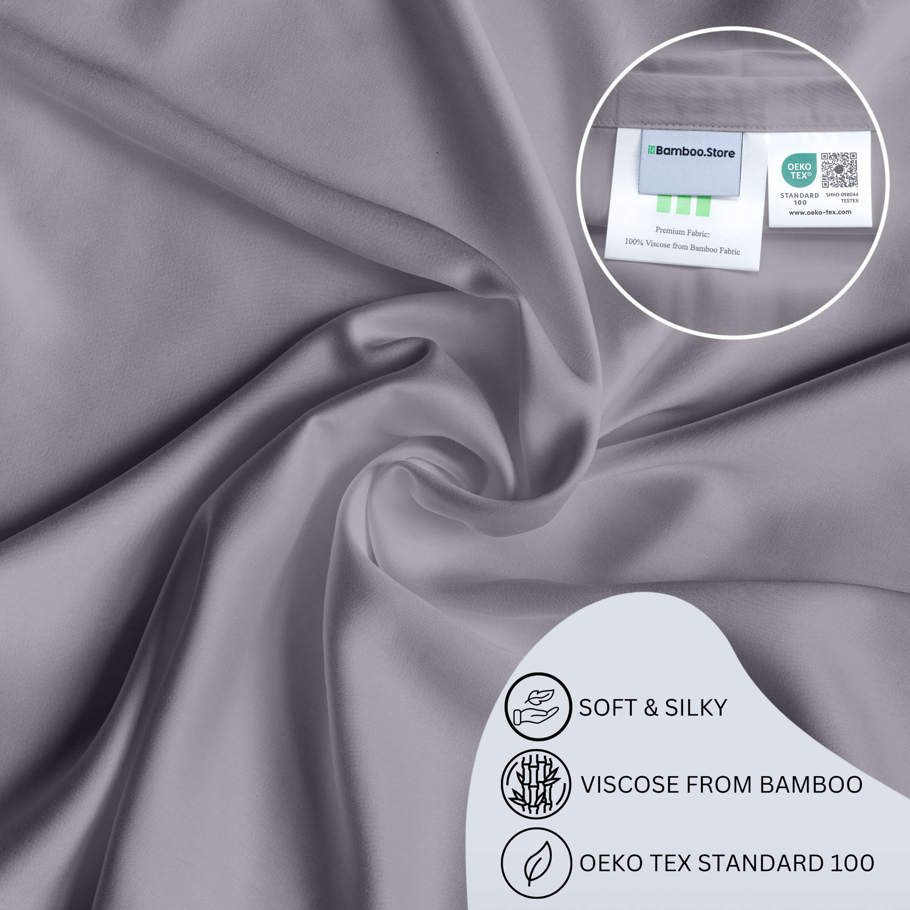 Luxury Bamboo Sheets Set – Soft, Breathable, Cooling & Hypoallergenic for Better Sleep