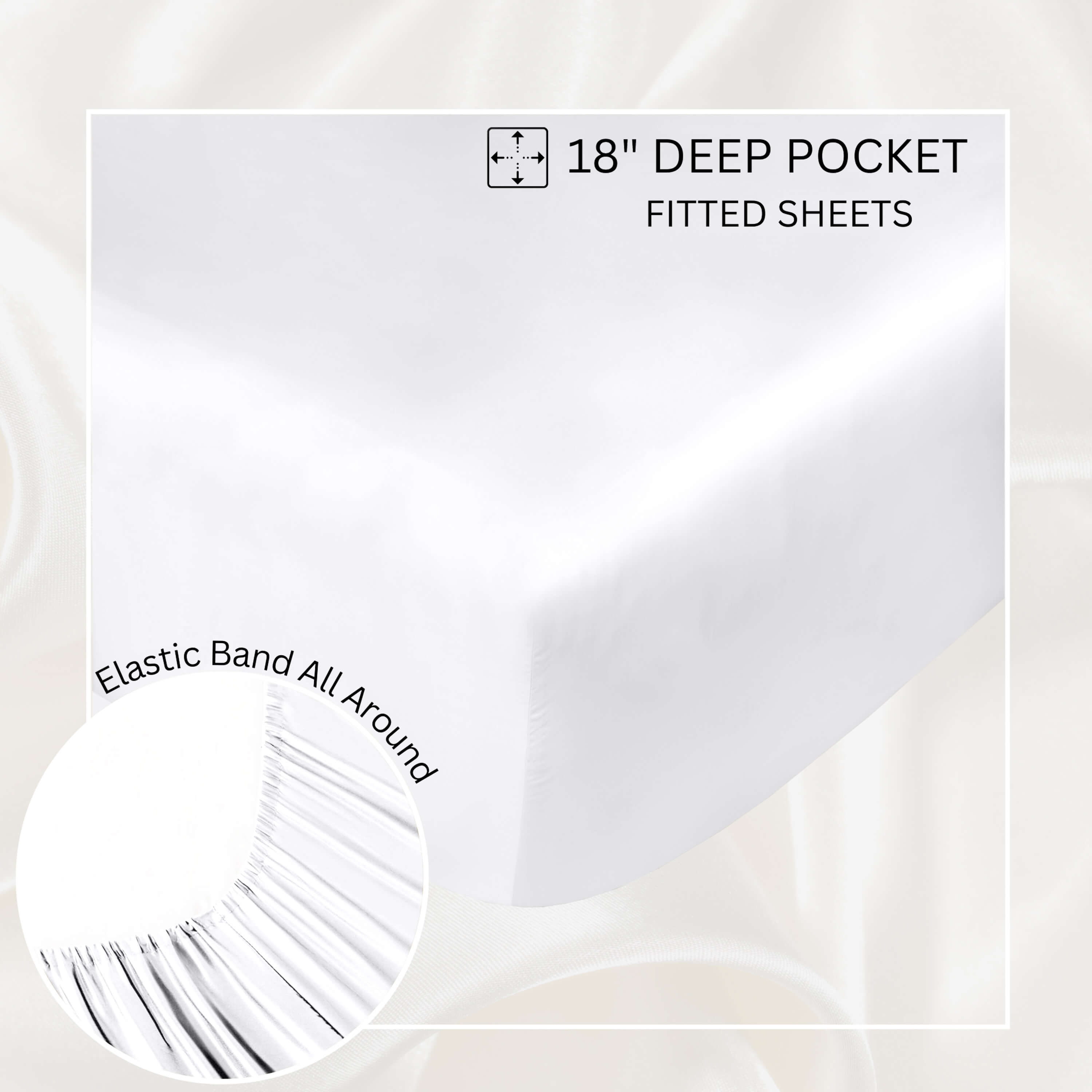 Luxury Bamboo Sheets Set – Soft, Breathable, Cooling & Hypoallergenic for Better Sleep