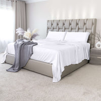 Luxury Bamboo Sheets Set – Soft, Breathable, Cooling & Hypoallergenic for Better Sleep